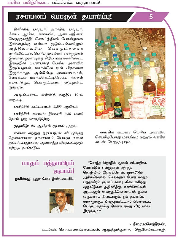 எளிய பயிற்சிகள்... எக்கச்சக்க வருமானம்!
