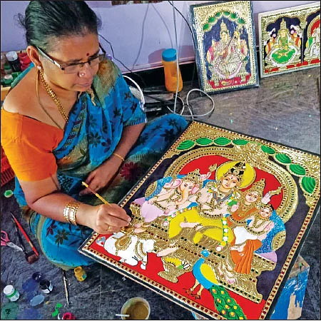 `ஆசார்யர்களுக்கு அன்னையாய்...’ - உள்ளம் உருக்கும் ஓவிய அனுபவம்