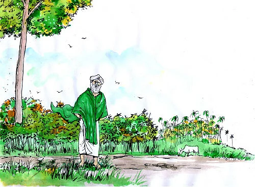 இயற்கையை விதைத்த வெளிநாட்டு நண்பர் !