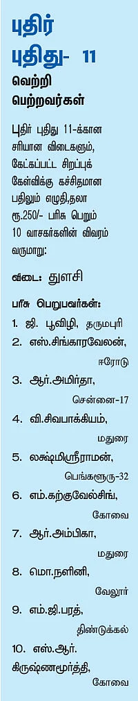 புதிர் புதிது! - 12