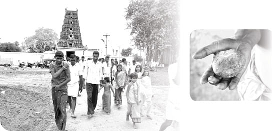 இருண்டுபோன கண்கள்... குறி சொன்ன இளம்பெண்.. காணாமல் போன ஆதிக் கல்..