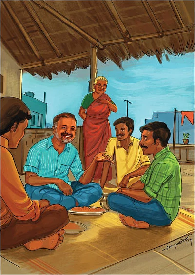 செங்கொடி இல்லத்தில் பேரறிவாளன்!