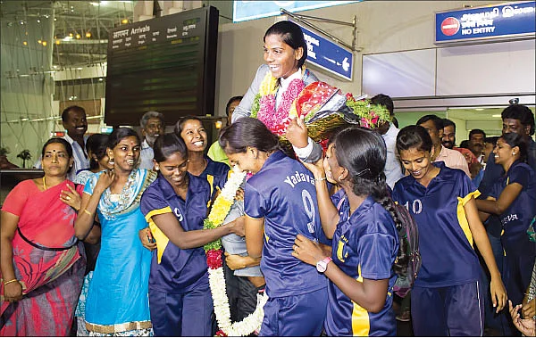 பீச் இல்லாத ஊரில் பீச் கபடி சாம்பியன்!