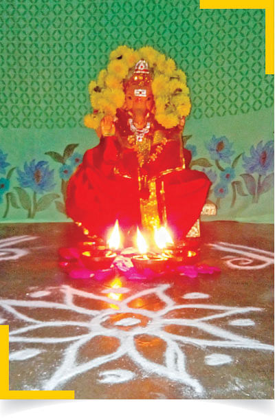 ஆனைமுகனுக்கு தீபக் கொண்டாட்டம்!
