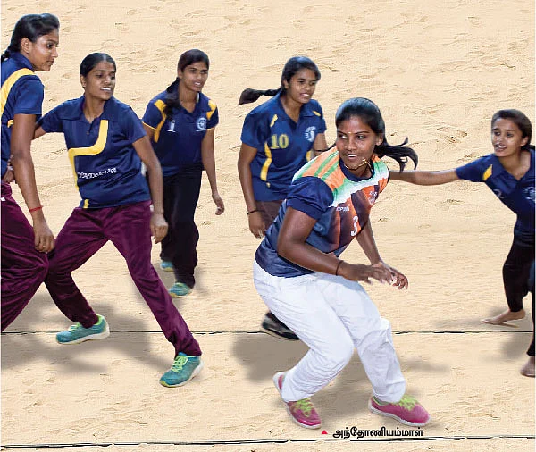 பீச் இல்லாத ஊரில் பீச் கபடி சாம்பியன்!