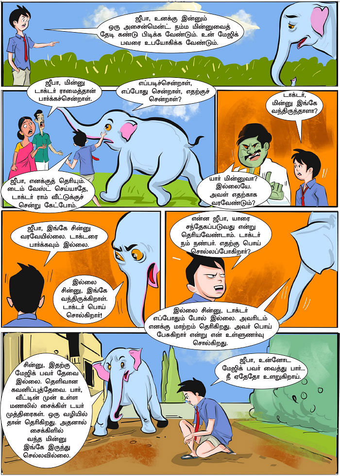 ராம், பரசுராம் - ஜீபாவின் சாகசம்