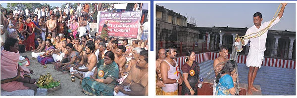 ராமேஸ்வரத்தில் முன்னோர் ஆராதனை!