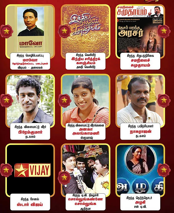 விகடன் விருதுகள் 2012