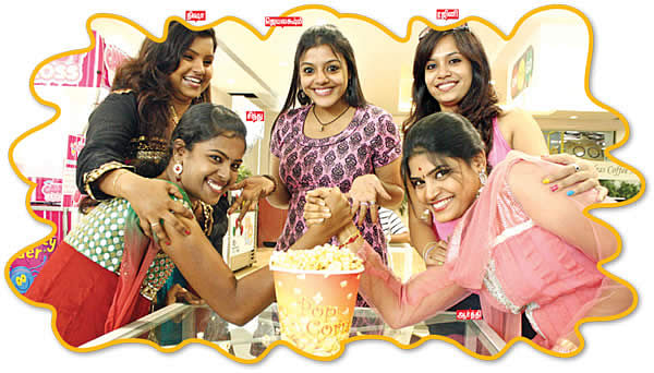 பட்டாம்பூச்சிகள் வித் பாப்கார்ன்!