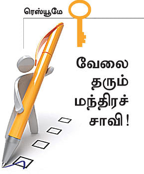நாணயம் ஜாப்: ரெஸ்யூமே வேலை தரும் மந்திரச் சாவி!