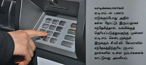 ஏ.டி.எம்.-ல் கள்ள நோட்டு: வங்கிதான் பொறுப்பா?