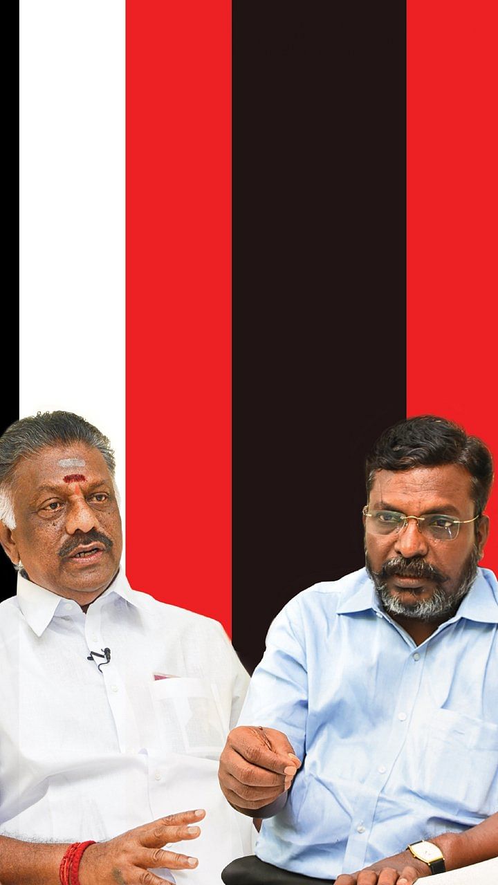 மிஸ்டர் கழுகு: பற்ற வைத்த பன்னீர்... தெறிக்கவிடும் திருமா! - கூட்டணி குஸ்தி
