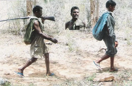 அமராவதி வனப்பகுதியில் துப்பாக்கியுடன் நக்சல் நடமாட்டம்?