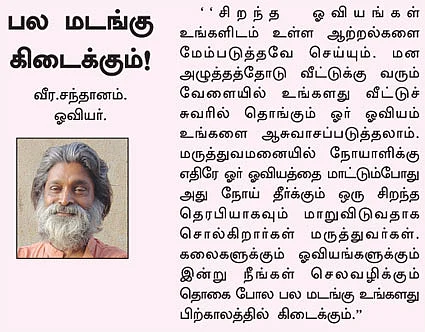 ஓவிய முதலீடு: அழகுக்கு அழகு, லாபத்துக்கு லாபம்!