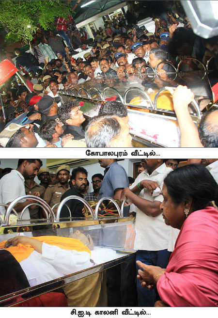 அறைக்குள் சென்ற அழகிரி... வீல் சேரில் வந்த தயாளு... மயங்கிச் சரிந்த செல்வி!