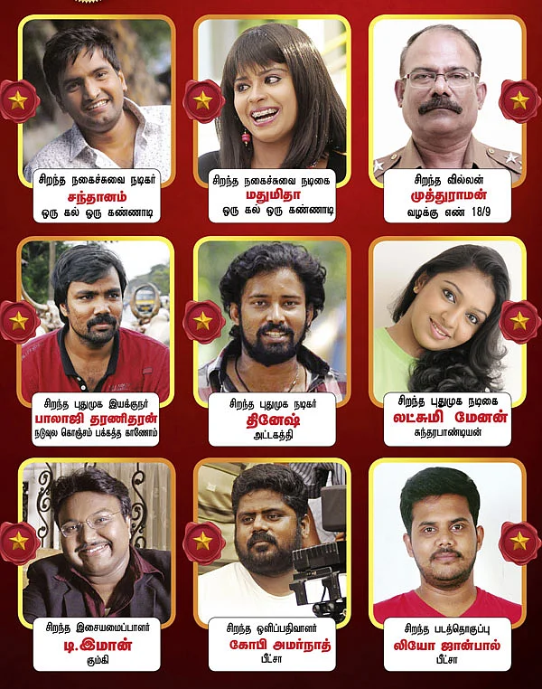 விகடன் விருதுகள் 2012