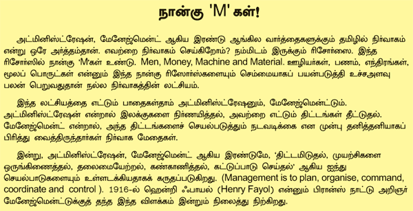 MBA - மூன்றெழுத்து மந்திரம்