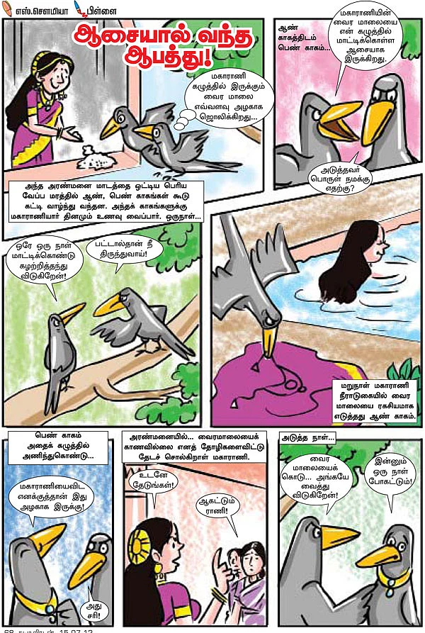 ஆசையால் வந்த ஆபத்து !