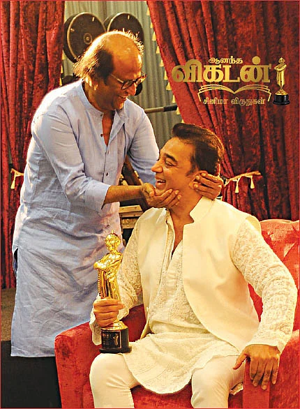 “சேர்ந்து நடிக்க நாங்க ரெடி!” - ரஜினி - கமல் விகடன் மேடையில்