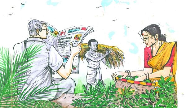 மரத்தடி மாநாடு: உச்சத்தில் கொப்பரை விலை... விவசாயிகள் மகிழ்ச்சி!