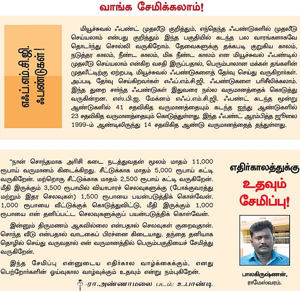 10,000 வருமானமா? வாங்க சேமிக்கலாம்!