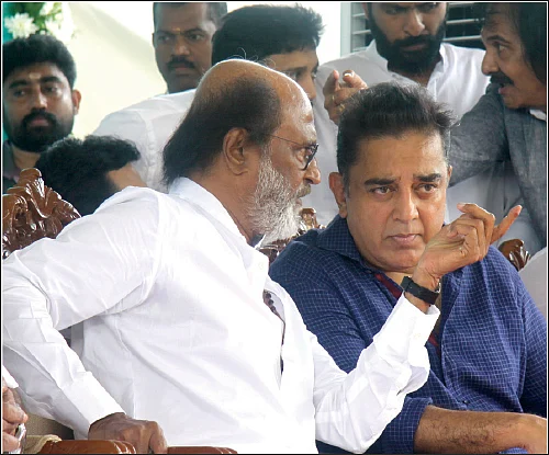 சிவாஜி விழா: கமலைச் சீண்டிய ரஜினி!