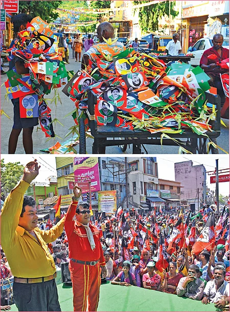 தொலைந்துபோன தேர்தல் திருவிழா! - கான்ட்ராக்டர்கள் கையில் கட்சிக் கூட்டம்...