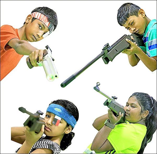 பதக்கத்தை நோக்கிப் பாயும் தோட்டாக்கள்!