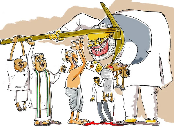காலை வாரிய மோடி இனி காவிரி வருமா ஓடி?!