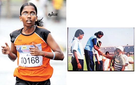 சிலம்பாட்டத்தில் சிங்கம்... யோகாவில் ஆஹா !