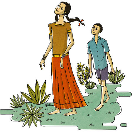 சிவப்புக் கிளி - வசுதேந்திரா
