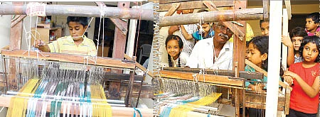தடக் தடக் கைத்தறி... கற்றுக்கொள்ள நாங்க ரெடி!