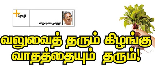 வலுவைத் தரும் கிழங்கு வாதத்தையும் தரும்!
