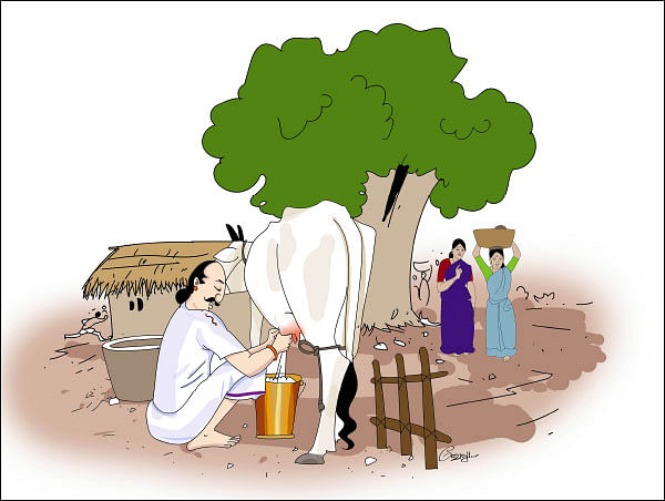 மண்புழு மன்னாரு: லாபகரமான பால் பண்ணைக்கு வழிகாட்டும் தெலங்கானா!
