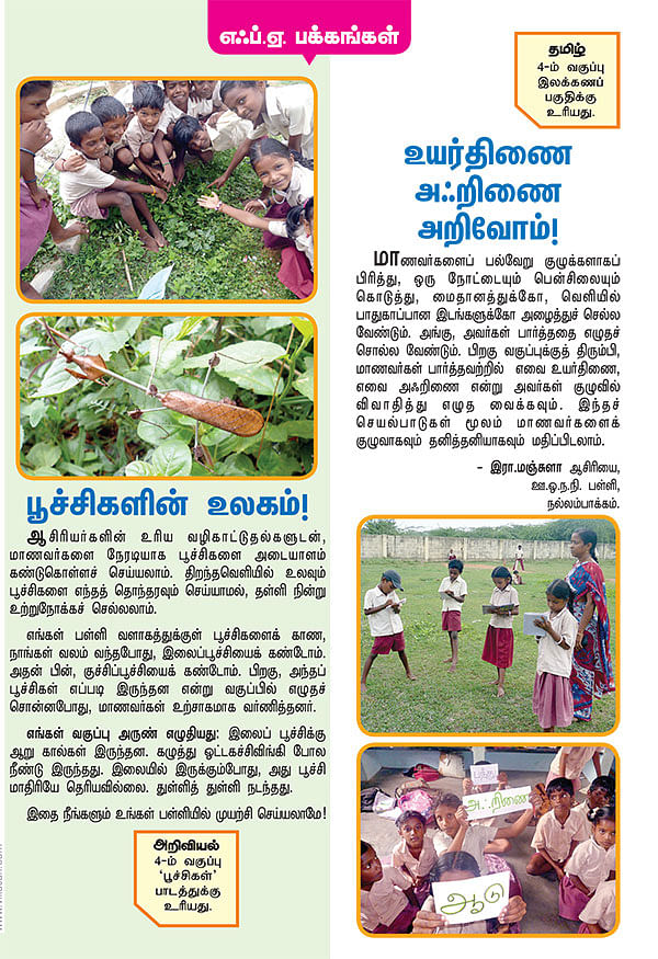 உயர்திணை அஃறிணை அறிவோம் !
