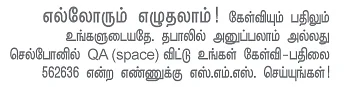 நானே கேள்வி... நானே பதில்!