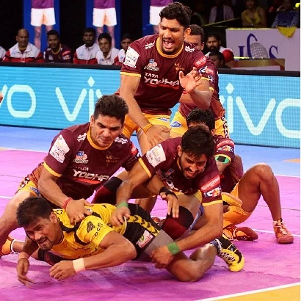 தெலுங்கு டைட்டன்ஸ் ஹாட்ரிக் தோல்வி... ஆனாலும், ராகுல் சவுதரிக்கு லைக்ஸ்! #ProKabaddi #TTvsUPY