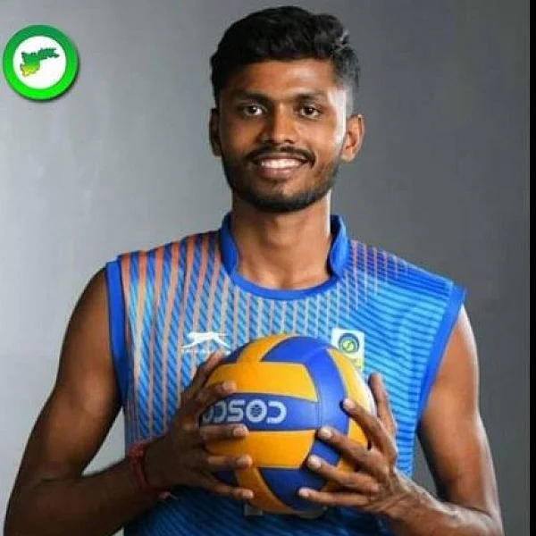 இந்திய வாலிபால் அணியின் கேப்டனாக மன்னார்குடியைச் சேர்ந்த முத்துசாமி தேர்வு!