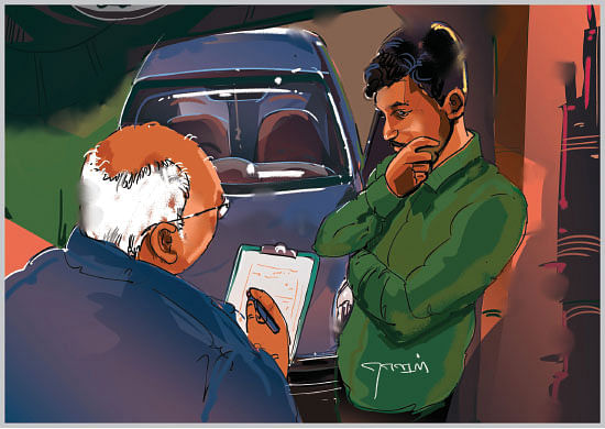 மரண பயம் ஏற்படுத்திய பெட்ரோல் டேங்க்!