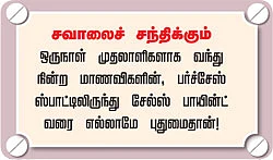 ஒரு நாள் முதலாளி - ஃபேன்ஸி பாசி வாங்கலியோ...