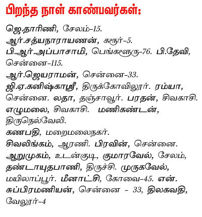 நீங்களும் வாழ்த்துங்களேன்!