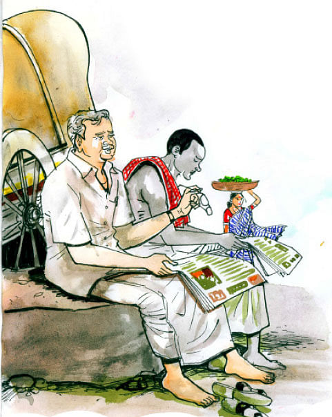 மரத்தடி மாநாடு : கண்மாயைக் காணோம்... முதல்வருக்கு மனு...!