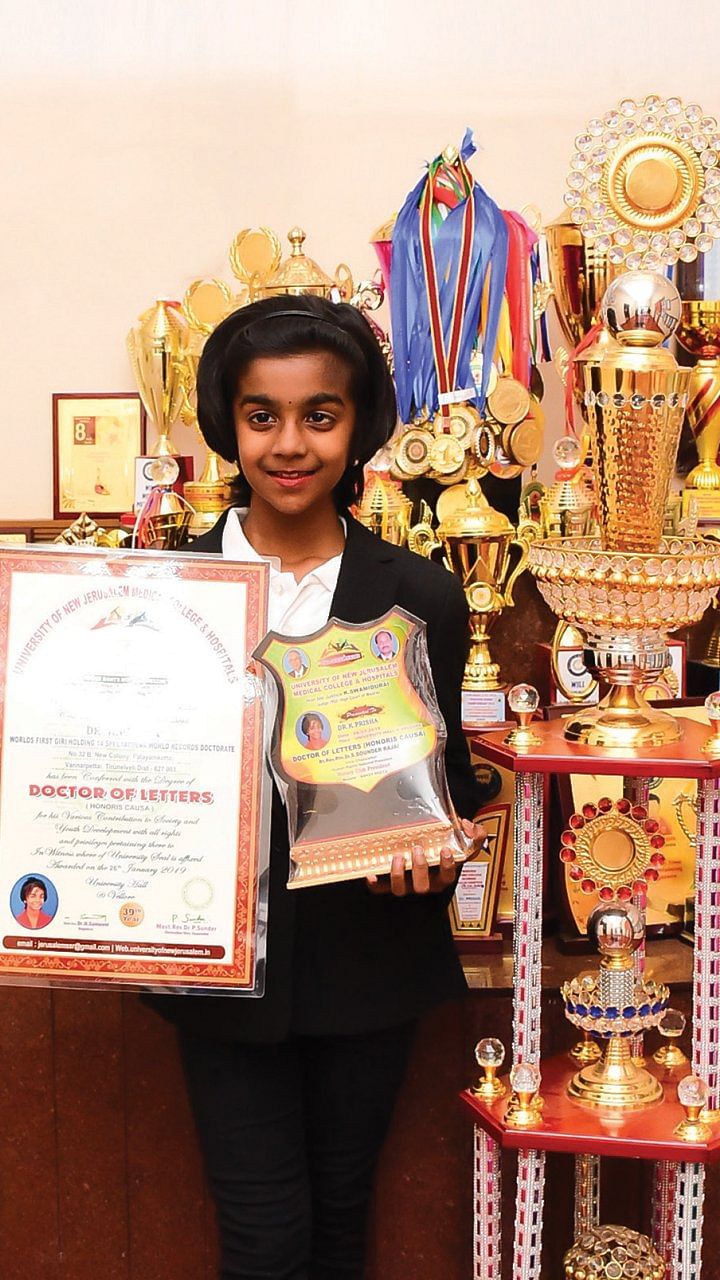 வயது 9, உலகச் சாதனை 14 - ‘யோகா’ பிரிஷா