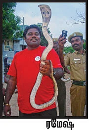 மாயண்ணன் வந்திருக்காக... மலைப்பாம்பு வந்திருக்காக..!