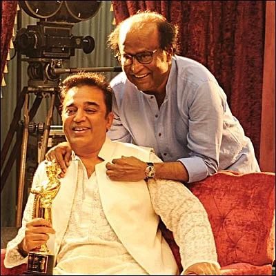 “சேர்ந்து நடிக்க நாங்க ரெடி!” - ரஜினி - கமல் விகடன் மேடையில்