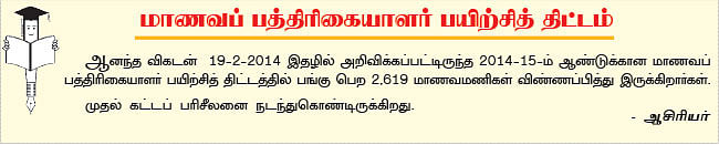 ஹலோ வாசகர்களே...