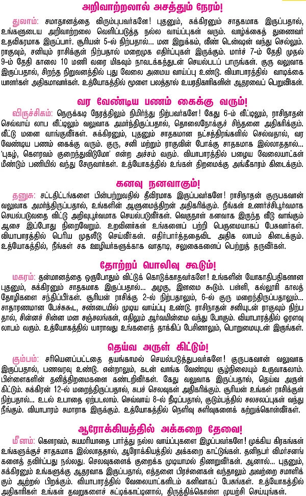 ராசி பலன்கள்