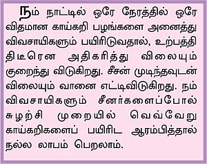 ஃப்ரிஜ்ஜுக்குள் மார்க்கெட்!