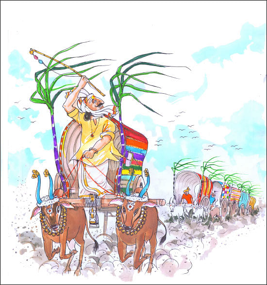 மண்புழு மன்னாரு: மாடுகளை மகிழ்விக்கும் ‘ஆதீண்டு குற்றி’ !