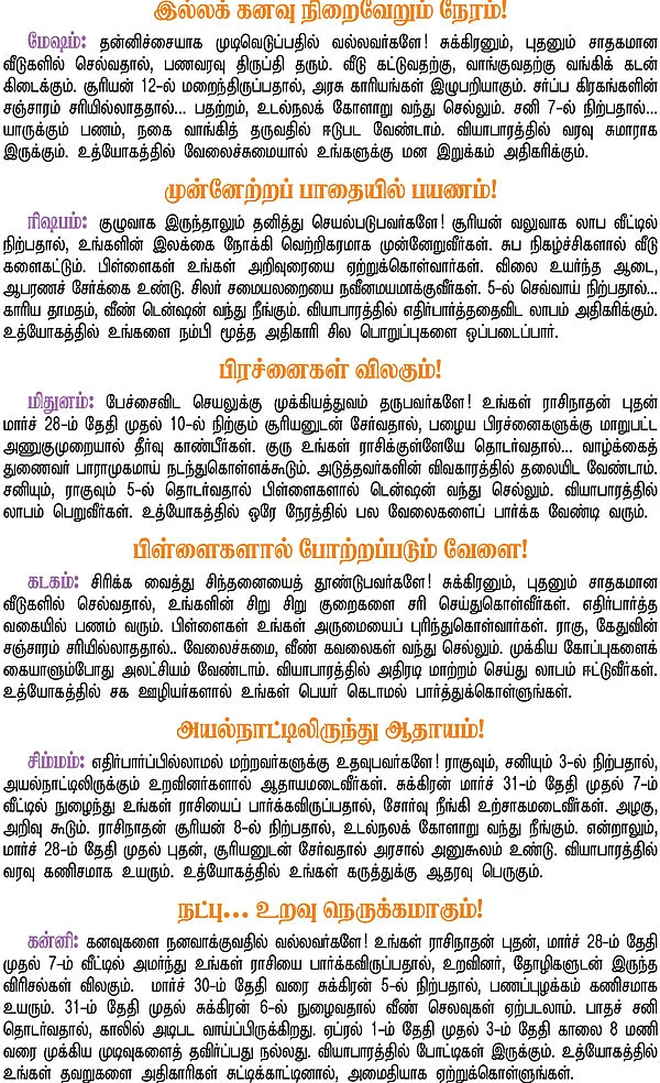 ராசி பலன்கள்